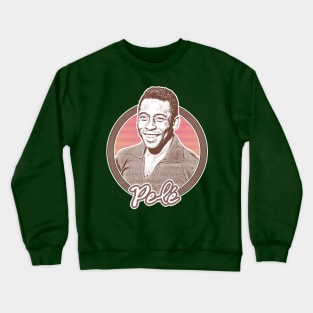 Pelé /// Retro Style Fan Art Design Crewneck Sweatshirt